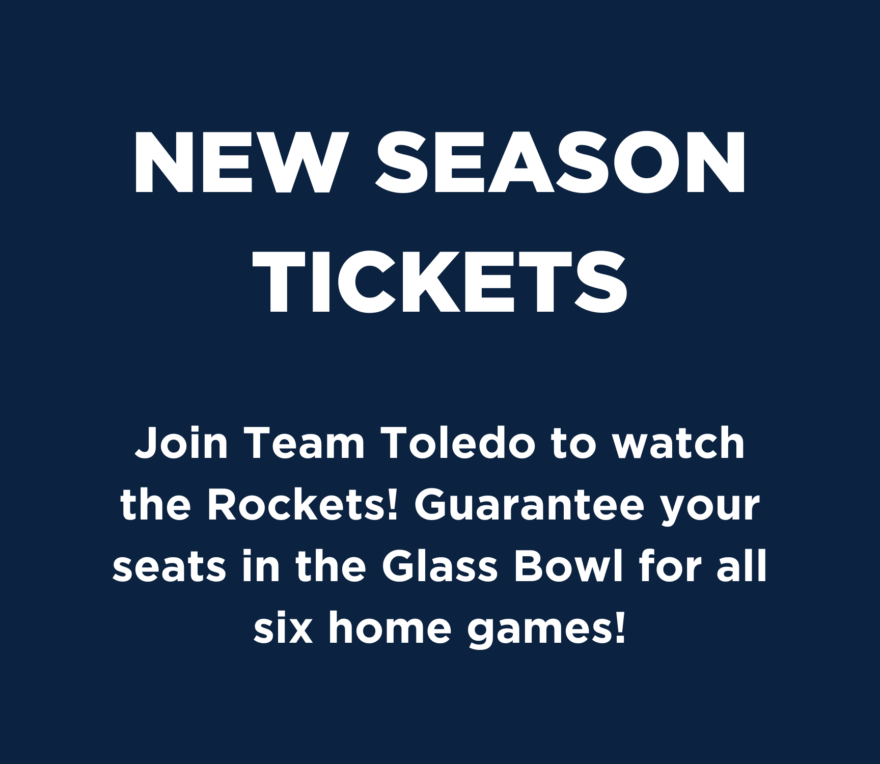 New Season Tickets: Join Team Toledo in 2023 to watch the Rockets